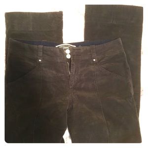 Brushed velvet corduroy jeans